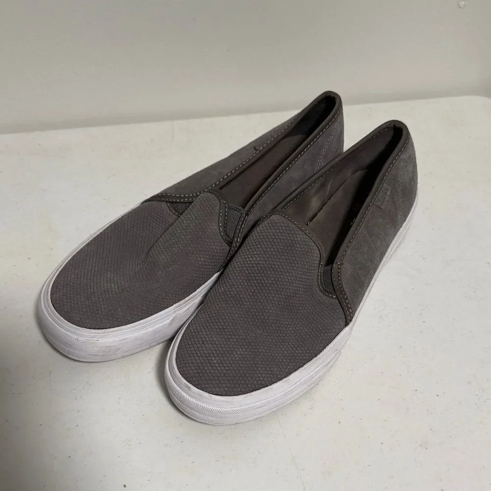 Keds Gray Slip On Sneakers Casual Shoes Size 9